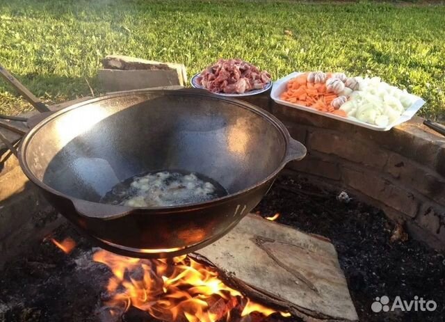 Казан чугунный