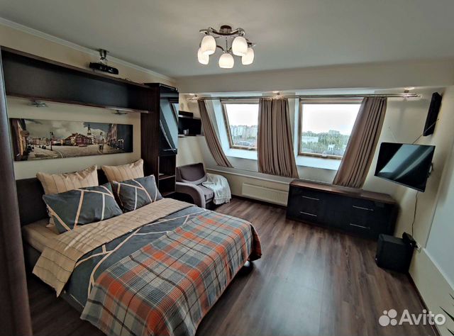 

1-к. квартира, 48 м², 2 кровати