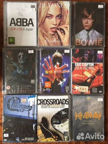 DVD Новые/Лицензионные/Концерты/live
