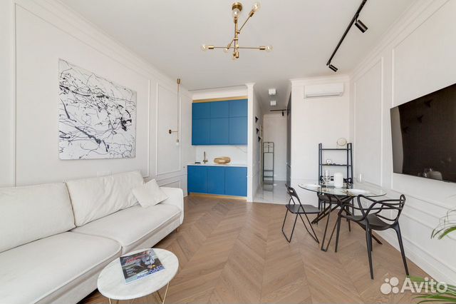 

Квартира-студия, 35 м², 1 кровать