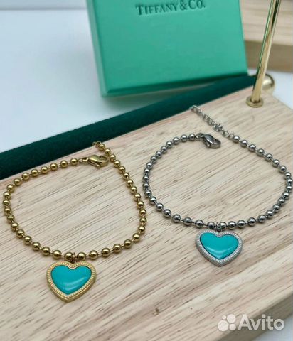 Браслет Tiffany&CO Blue Heart Beard