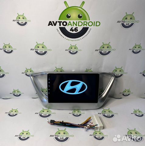 Магнитола на Hyundai Solaris/ камера подарок