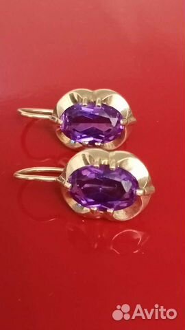 Серьги Серебро СССР