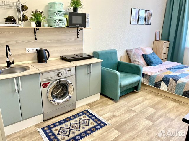 

Квартира-студия, 20 м², 2 кровати