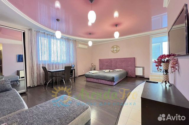 

Квартира-студия, 45 м², 2 кровати