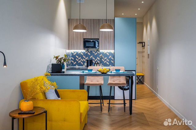 

1-к. квартира, 25,3 м², 2 кровати