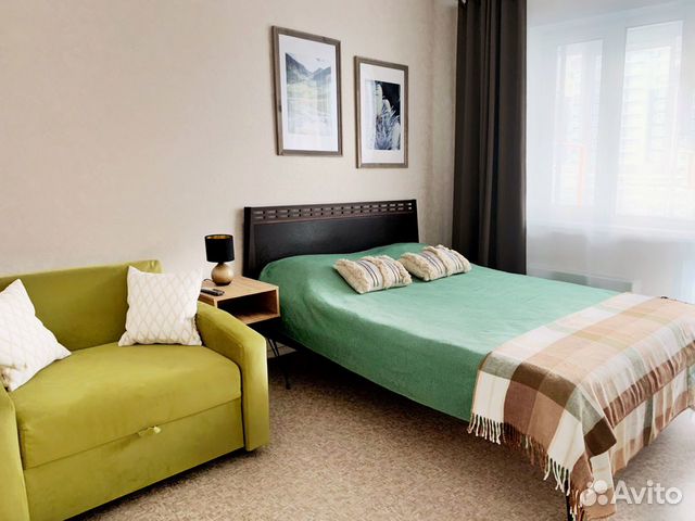 

1-к. квартира, 30 м², 2 кровати