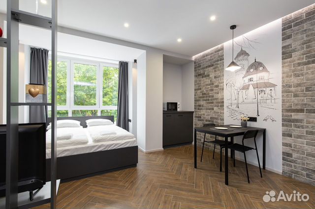 

Квартира-студия, 25 м², 1 кровать