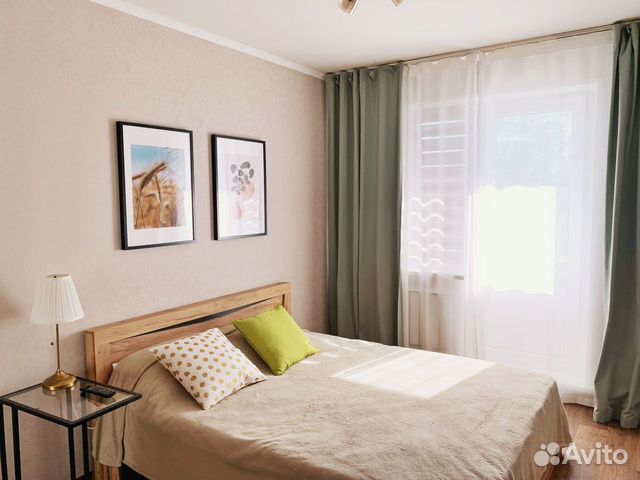 

1-к. квартира, 38 м², 2 кровати