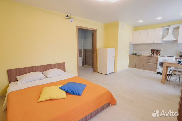 

Квартира-студия, 35 м², 1 кровать