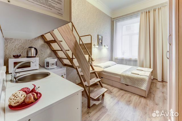 

Квартира-студия, 22 м², 2 кровати