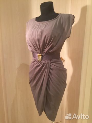 Роскошное новое дымчатое платье Elisabetta Franchi