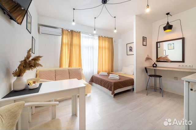 

Квартира-студия, 25 м², 2 кровати