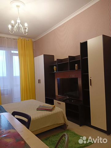 

Квартира-студия, 36 м², 2 кровати