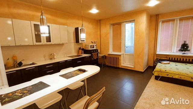 

Квартира-студия, 45 м², 2 кровати