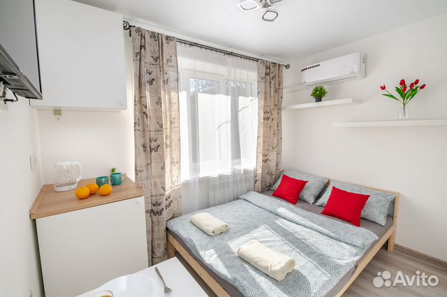 

Квартира-студия, 10 м², 1 кровать