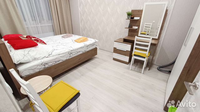 

1-к. квартира, 46 м², 2 кровати