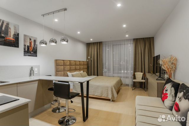 

1-к. квартира, 28 м², 4 кровати