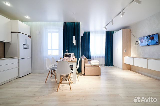 

Квартира-студия, 32 м², 2 кровати
