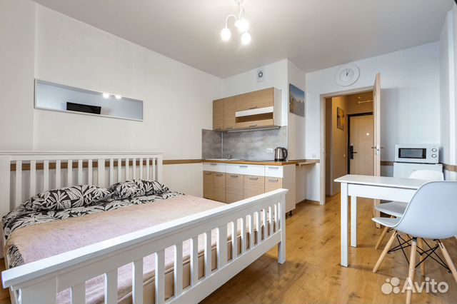 

Квартира-студия, 29 м², 1 кровать