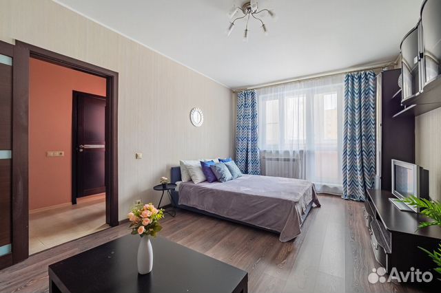 

1-к. квартира, 40 м², 2 кровати