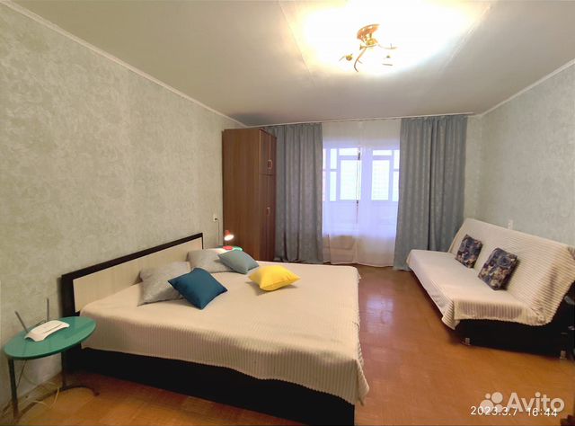 

1-к. квартира, 38 м², 2 кровати
