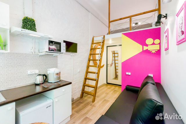 

Квартира-студия, 16 м², 2 кровати