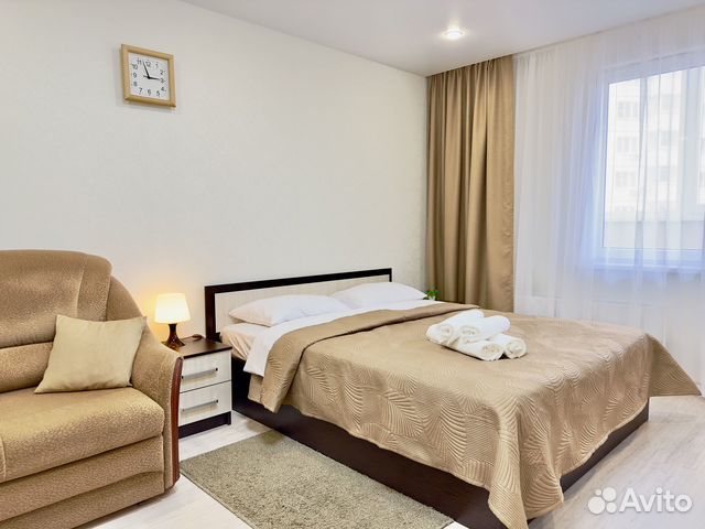 

1-к. квартира, 38 м², 2 кровати