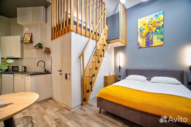 

Квартира-студия, 20 м², 2 кровати