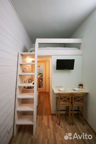 

Квартира-студия, 14 м², 2 кровати