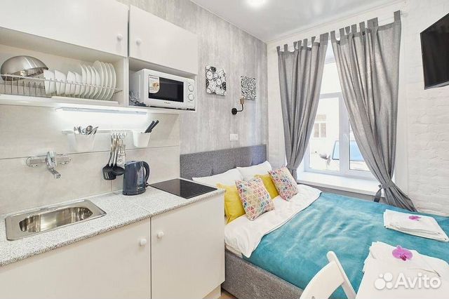 

Квартира-студия, 14 м², 1 кровать