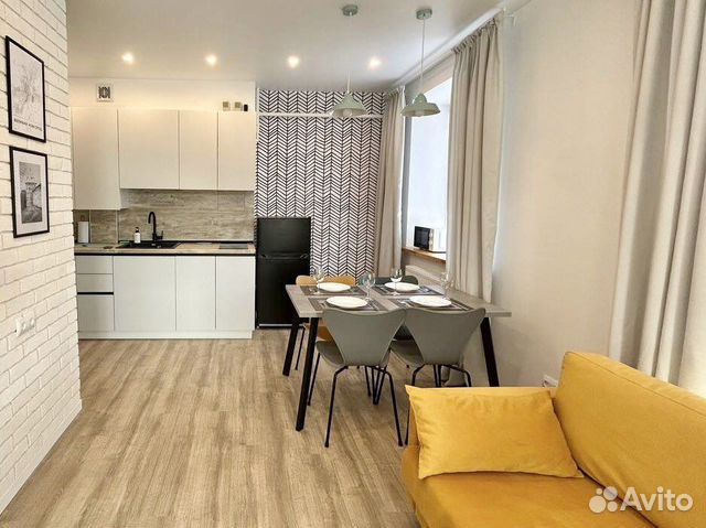 

1-к. квартира, 33,5 м², 2 кровати