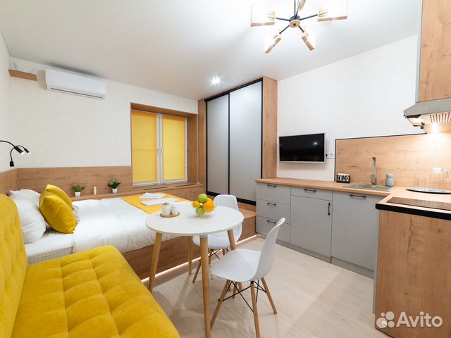 

Квартира-студия, 23 м², 1 кровать