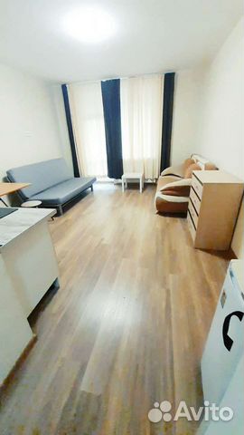 

Квартира-студия, 27 м², 2 кровати
