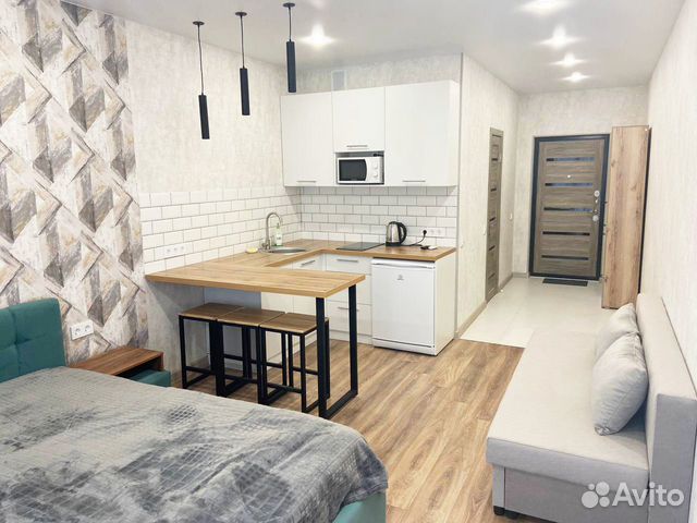 

Квартира-студия, 30 м², 2 кровати