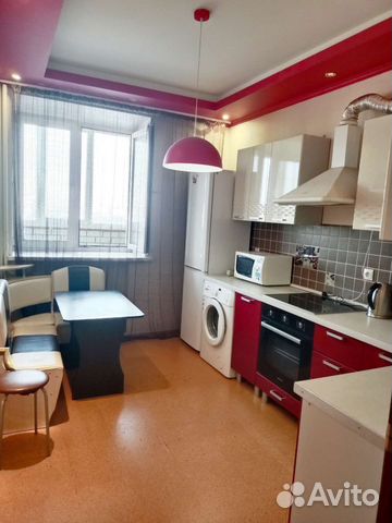 

1-к. квартира, 37 м², 2 кровати