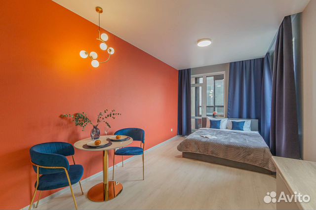 

Квартира-студия, 27 м², 1 кровать