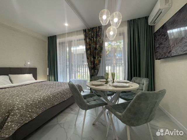 

Квартира-студия, 35 м², 2 кровати