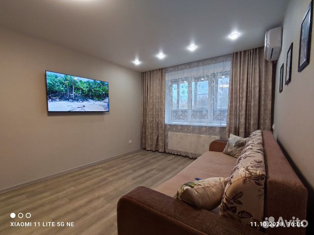 

1-к. квартира, 45 м², 3 кровати