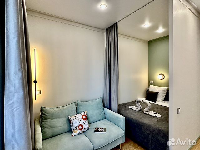 

Квартира-студия, 30 м², 2 кровати