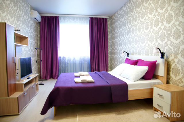 

1-к. квартира, 40 м², 2 кровати