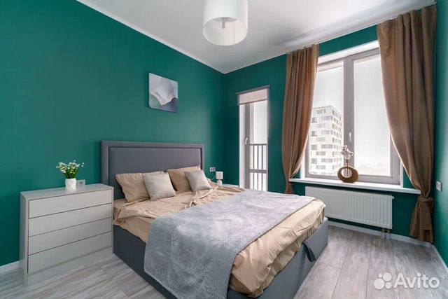 

1-к. квартира, 37,1 м², 2 кровати