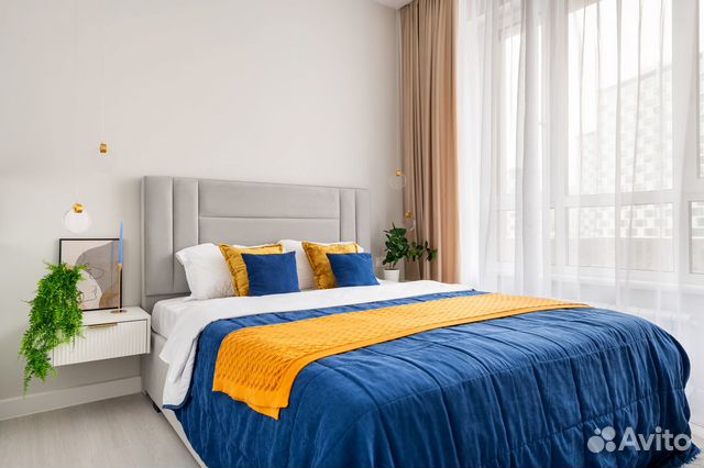 

1-к. квартира, 41 м², 2 кровати