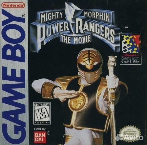 Game Boy Mighty Morphin Power Rangers - The Movie