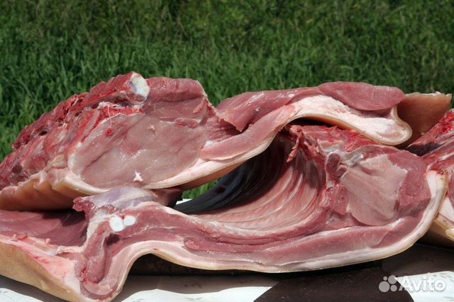 Мясо свинина, говядина, баранина в полутушах