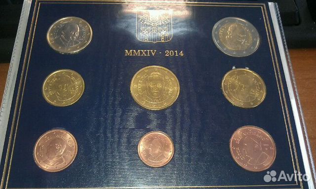 Набор евро Ватикан 2014 Набор евро Ватикан 2014