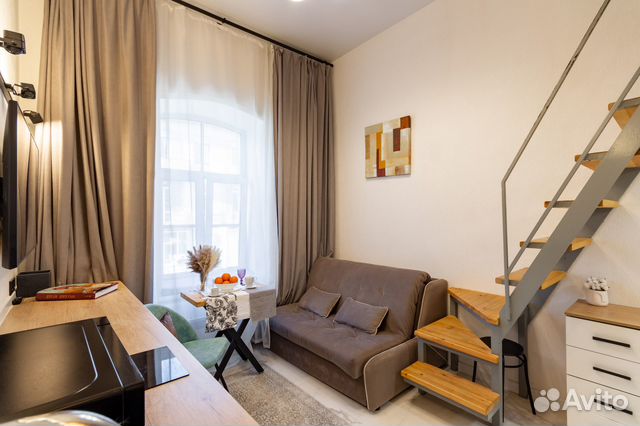 

Квартира-студия, 28 м², 2 кровати