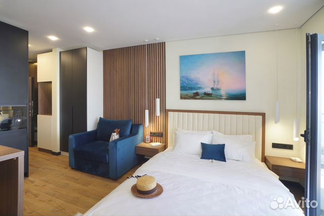 

Квартира-студия, 32 м², 1 кровать
