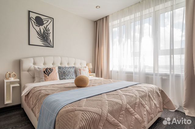 

1-к. квартира, 40 м², 2 кровати