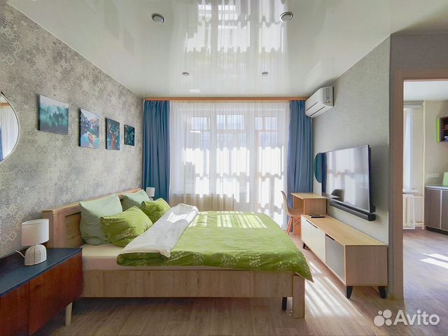 

1-к. квартира, 30 м², 2 кровати
